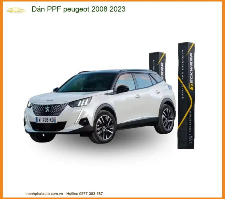 Dán Phim PPF Chống Trầy Xước Peugeot 2008 2023 - Trung Tâm Thi Công Uy Tín TPHCM