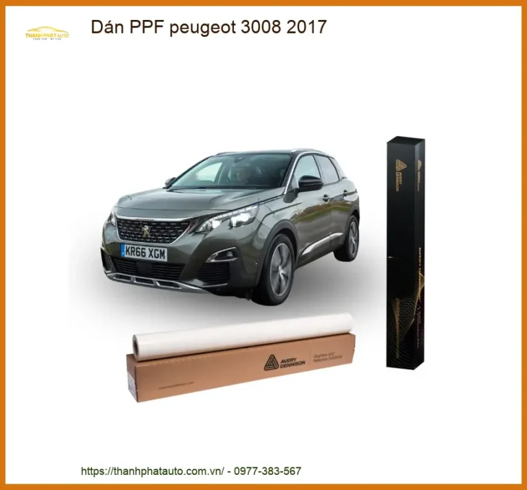 Dán PPF Peugeot 3008 2017 - Trung Tâm Thi Công PPF Chính Hãng, Giá Tốt TPHCM