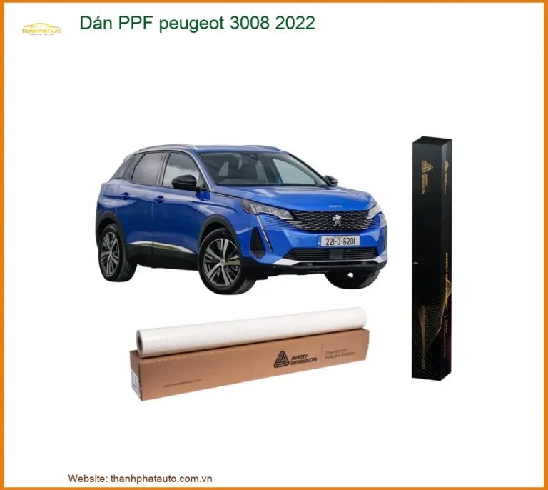 Dán PPF Peugeot 3008 2022 - Trung Tâm Thi Công Uy Tín TPHCM