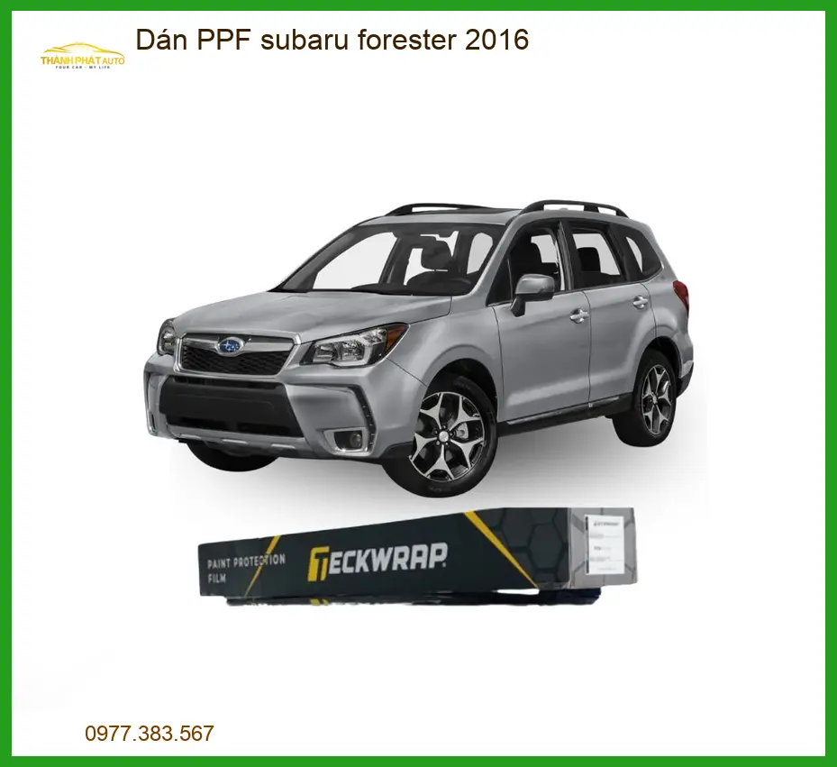 Dán PPF Chống Trầy Xước Subaru Forester 2016 - Địa Chỉ Lắp Đặt Uy Tín Tại TPHCM