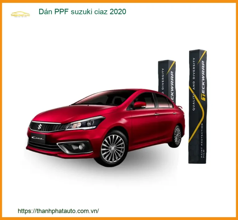 Dán PPF Suzuki Ciaz 2020 - Địa Chỉ Thi Công Uy Tín TPHCM