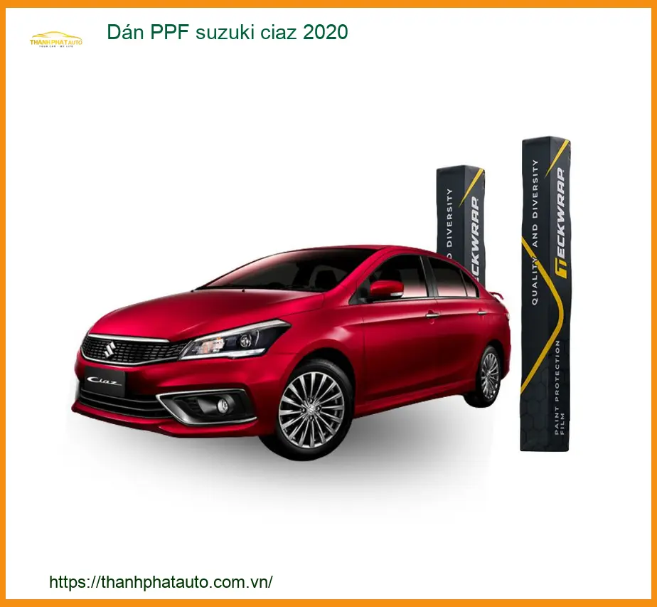 Dán PPF Suzuki Ciaz 2020 - Địa Chỉ Thi Công Uy Tín TPHCM