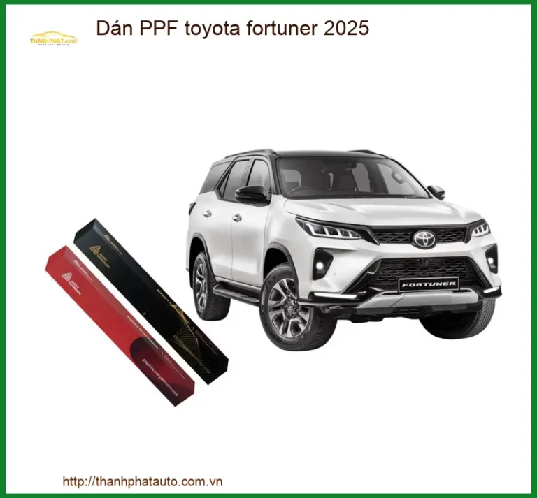 Dán PPF Toyota Fortuner 2025 - Trung Tâm Thi Công Chính Hãng Giá Tốt TPHCM