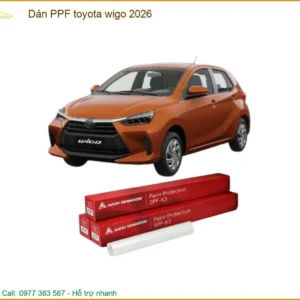 Dán Phim PPF Bảo Vệ Sơn Toyota Wigo 2026 - Địa Chỉ Lắp Đặt Chính Hãng Giá Tốt TPHCM