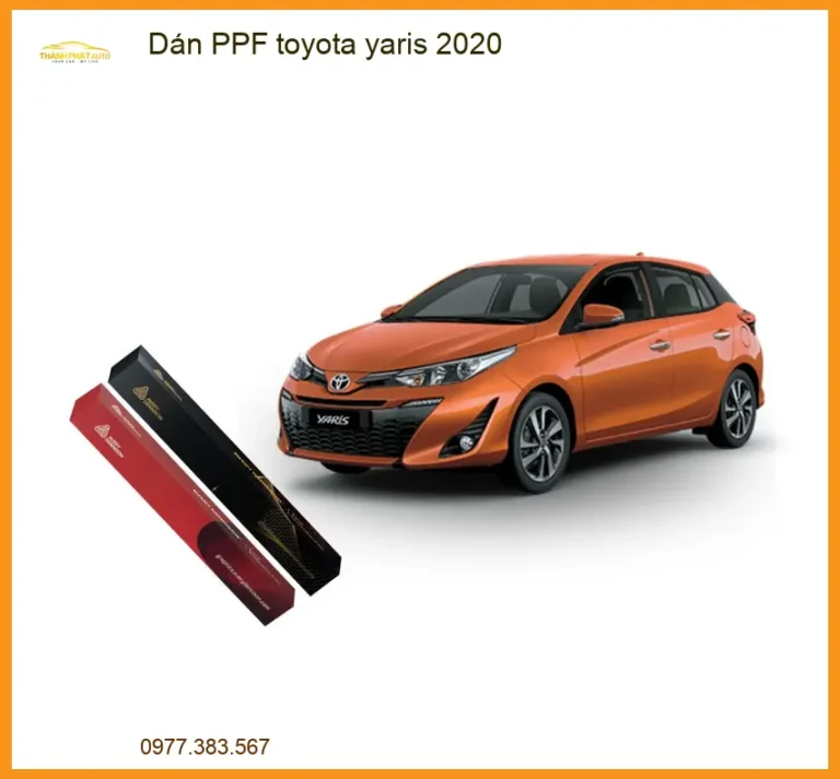 Dán PPF Chống Xước Toyota Yaris 2020 - Địa Chỉ Lắp Đặt Uy Tín TPHCM