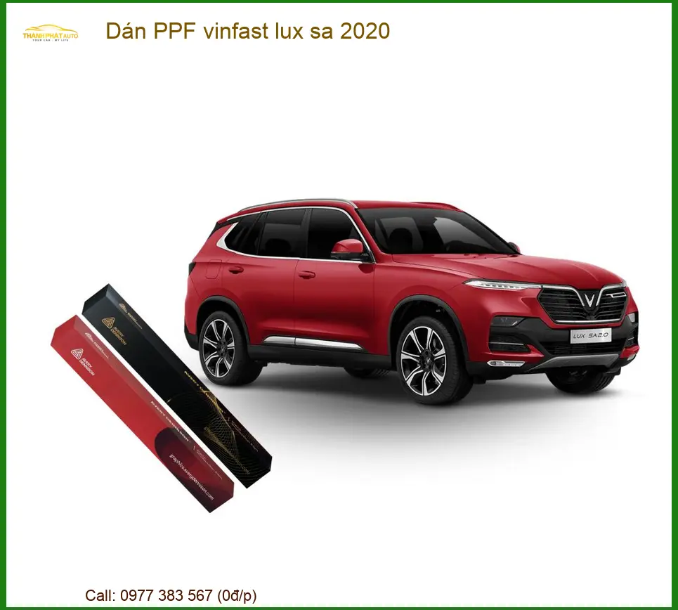 Dán PPF Bảo Vệ Sơn Vinfast Lux SA 2020 - Trung Tâm Gắn Uy Tín Giá Tốt TPHCM