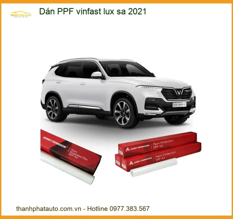 Dán PPF Chống Xước VinFast Lux SA 2021 - Trung Tâm Thi Công Uy Tín TPHCM