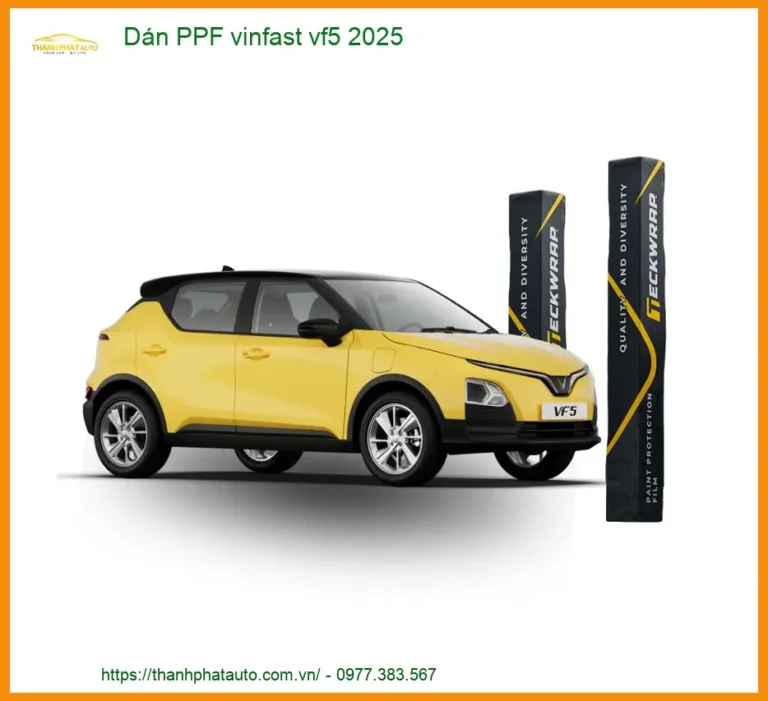 Dán PPF Bảo Vệ Sơn VinFast VF5 2025 - Trung Tâm Thi Công Uy Tín TPHCM