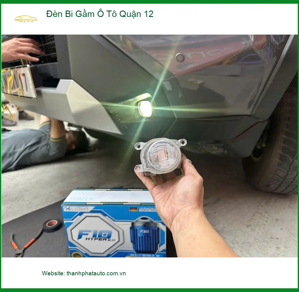 Anh Khang độ đèn bi gầm Honda CRV Quận 12 để tăng cường ánh sáng ảnh thực tế 4