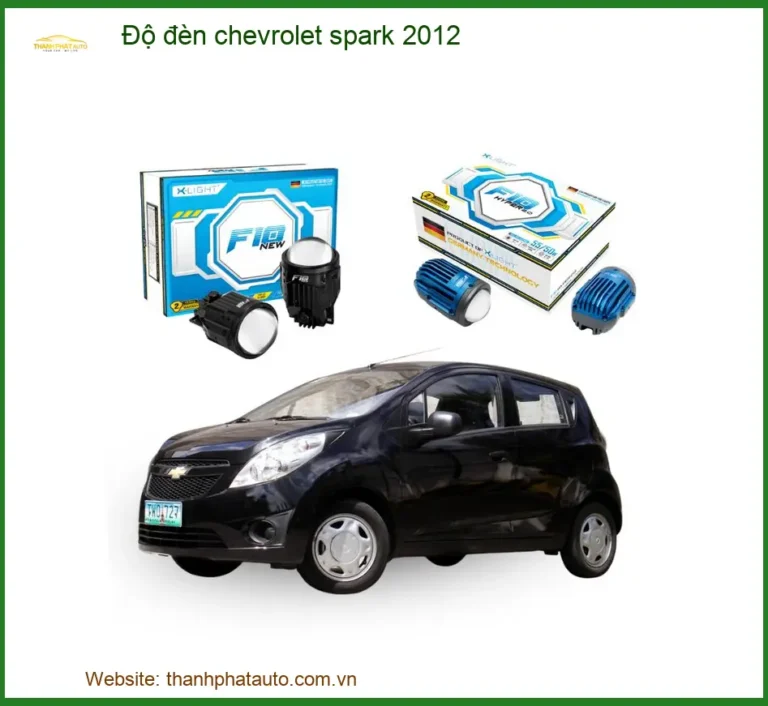 Độ Đèn Bi LED Chevrolet Spark 2012 - Trung Tâm Nâng Cấp Uy Tín TPHCM