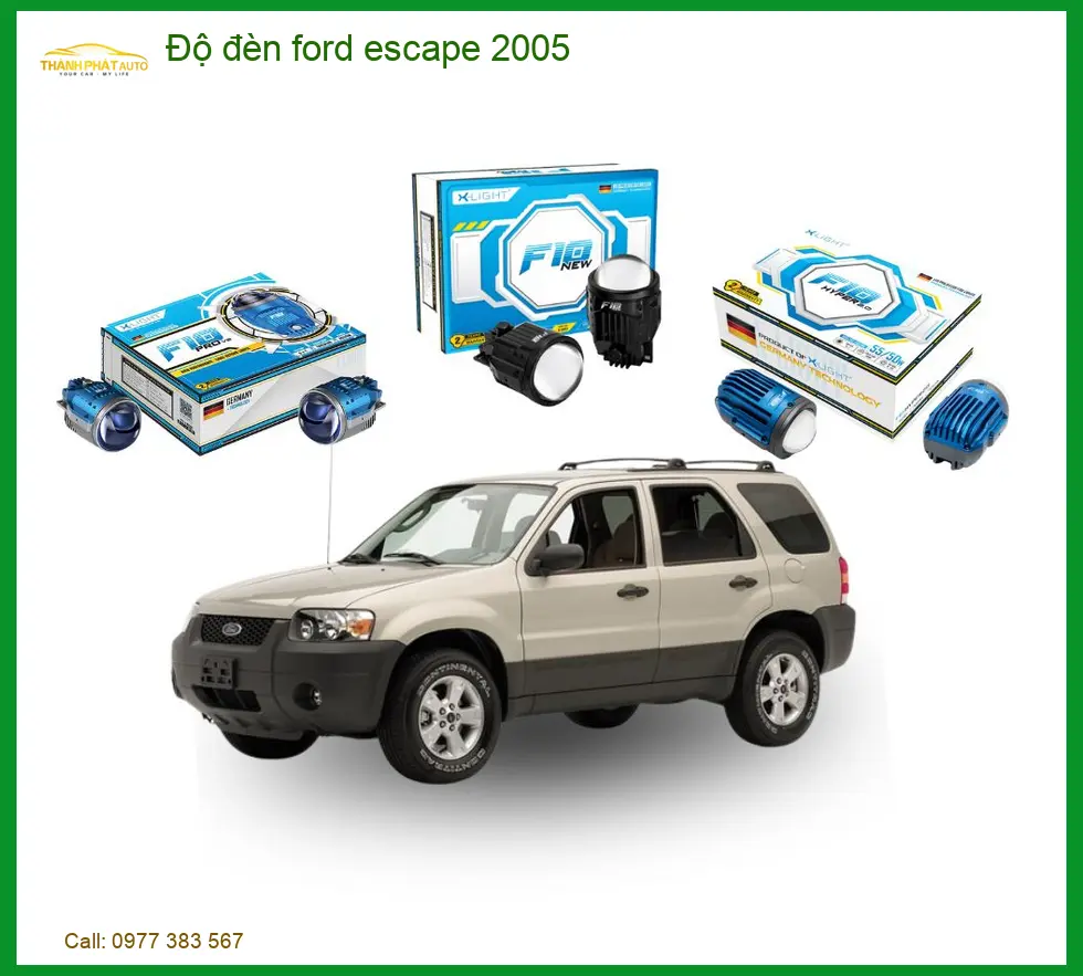Độ Đèn Ford Escape 2005 - Trung Tâm Độ Đèn Uy Tín TPHCM