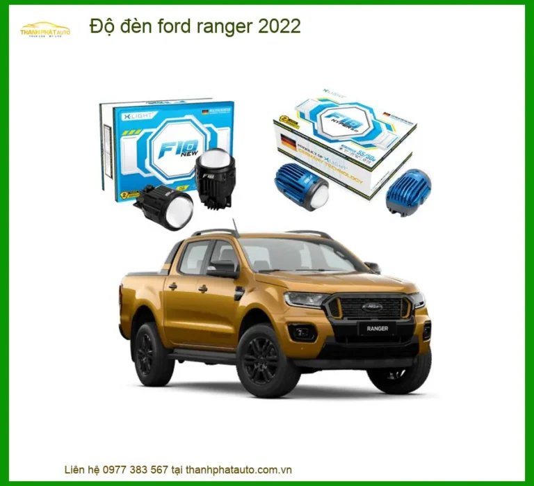 Độ Đèn Ford Ranger 2022 - Trung Tâm Lắp Đặt Chính Hãng Giá Tốt TPHCM