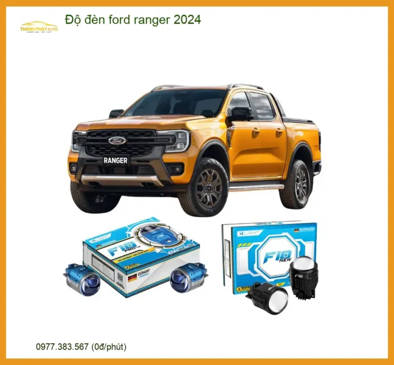 Độ Đèn Bi LED Ford Ranger 2024 - Trung Tâm Nâng Cấp Uy Tín TPHCM