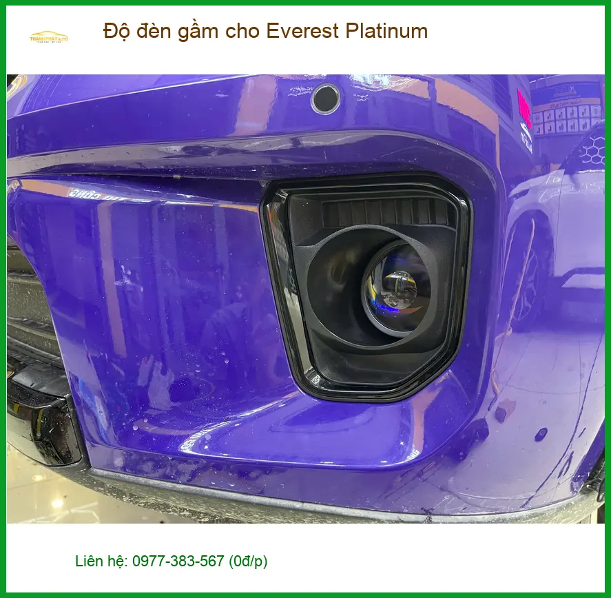 Anh Quang độ đèn gầm cho Everest Platinum tại Quận 9 để cải thiện tầm nhìn ban đêm ảnh thực tế 4