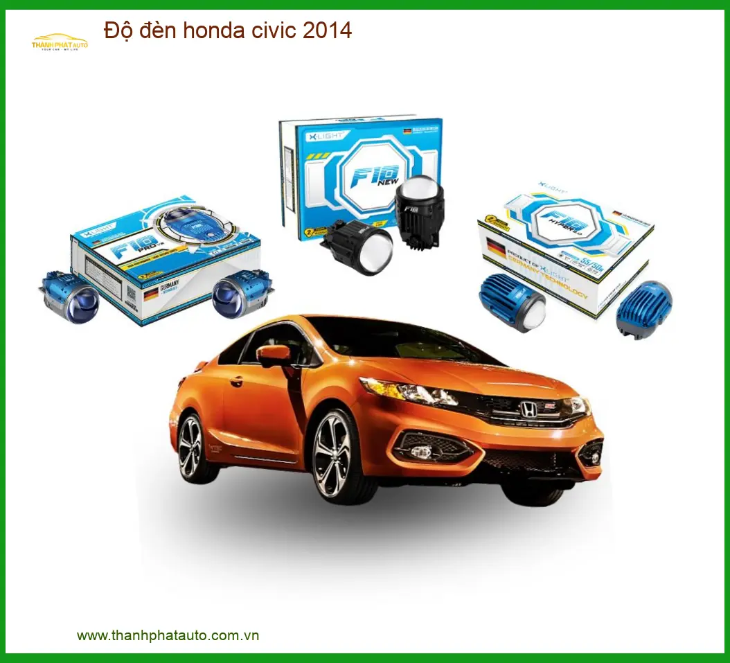 Độ Đèn Honda Civic 2014 - Địa Chỉ Độ Chính Hãng TPHCM