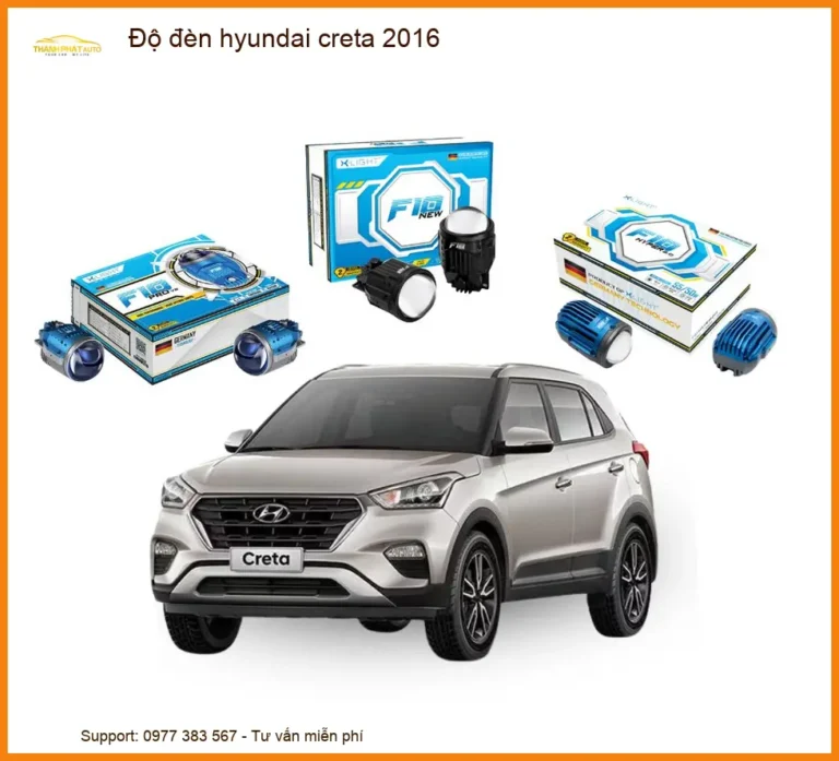 Dịch Vụ Độ Đèn Bi LED Hyundai Creta 2016 - Địa Chỉ Lắp Đặt Uy Tín TPHCM