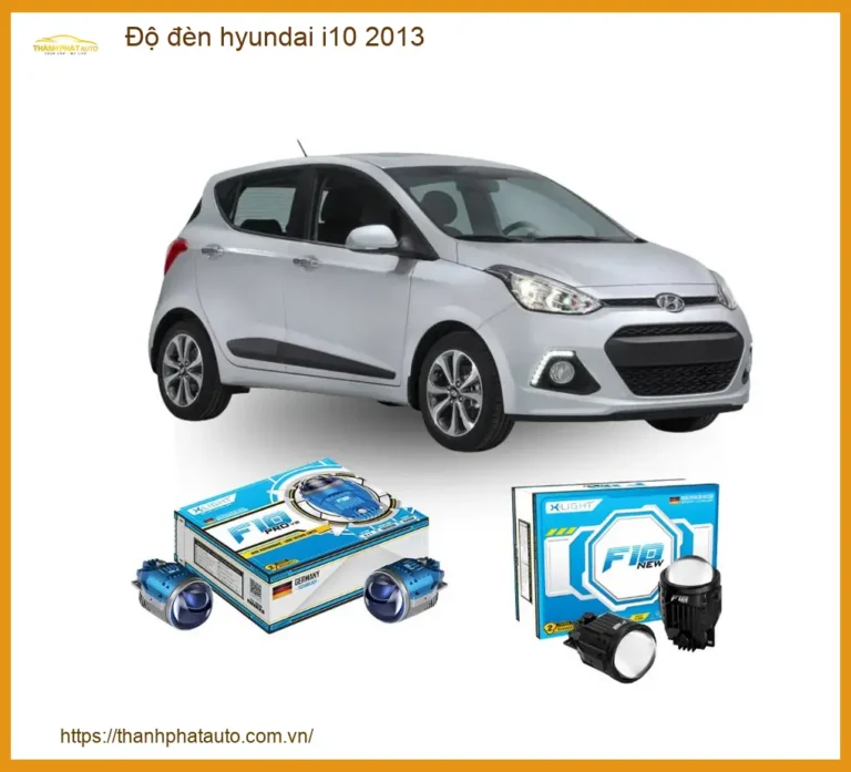Độ Đèn Bi Gầm/LED Hyundai i10 2013 - Trung Tâm Lắp Đặt Chính Hãng Giá Tốt TPHCM