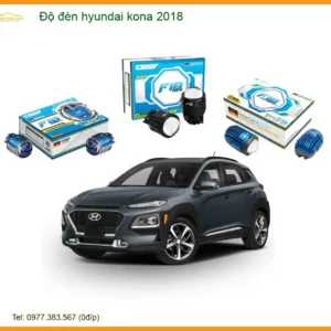 Độ Đèn Bi LED Hyundai Kona 2018 - Trung Tâm Nâng Cấp Chính Hãng TPHCM