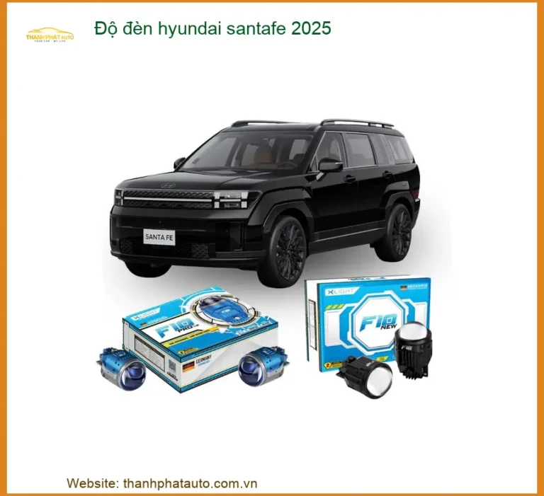 Độ Đèn Bi LED Laser Hyundai Santafe 2025 - Địa Chỉ Lắp Đặt Uy Tín TPHCM