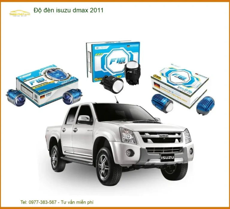 Độ Đèn Isuzu Dmax 2011 - Địa Chỉ Độ Đèn Xe Hơi Cao Cấp TPHCM