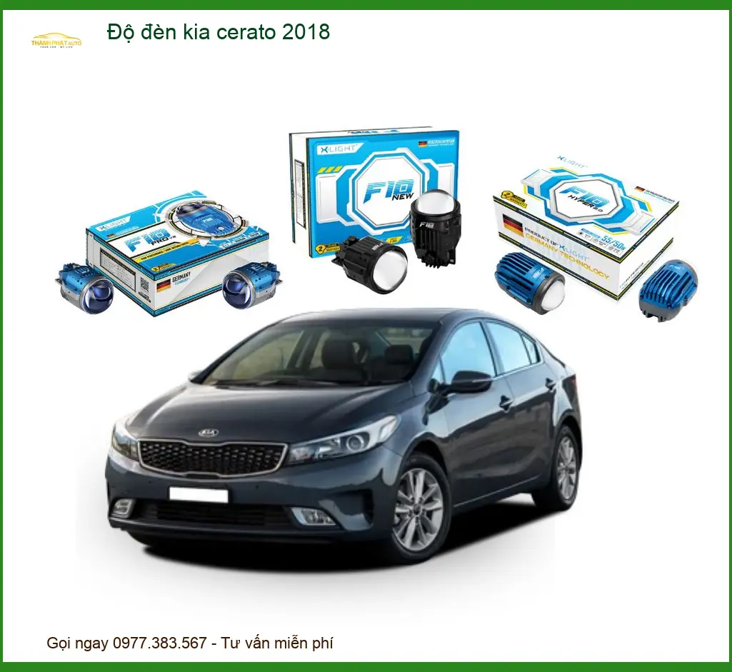 Độ đèn Kia Cerato 2018 - Trung Tâm Nâng Cấp Đèn Chính Hãng TPHCM