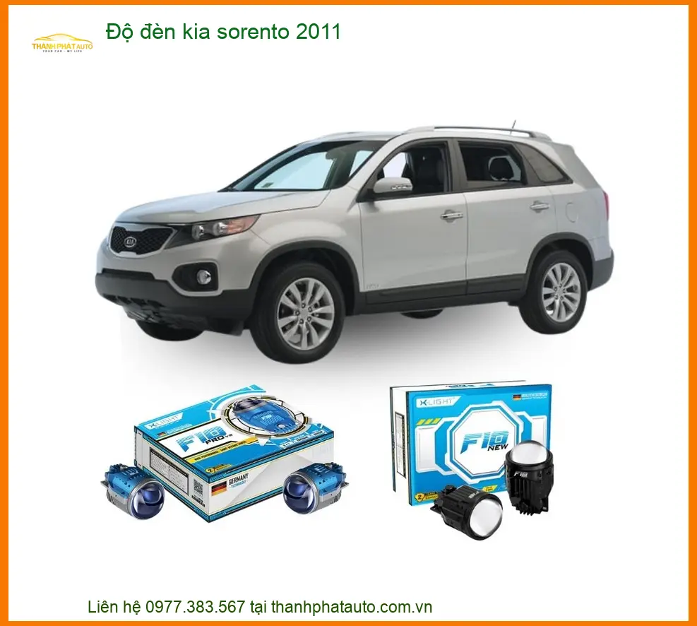 Độ Đèn Xe Kia Sorento 2011 - Trung Tâm Nâng Cấp Đèn Uy Tín TPHCM