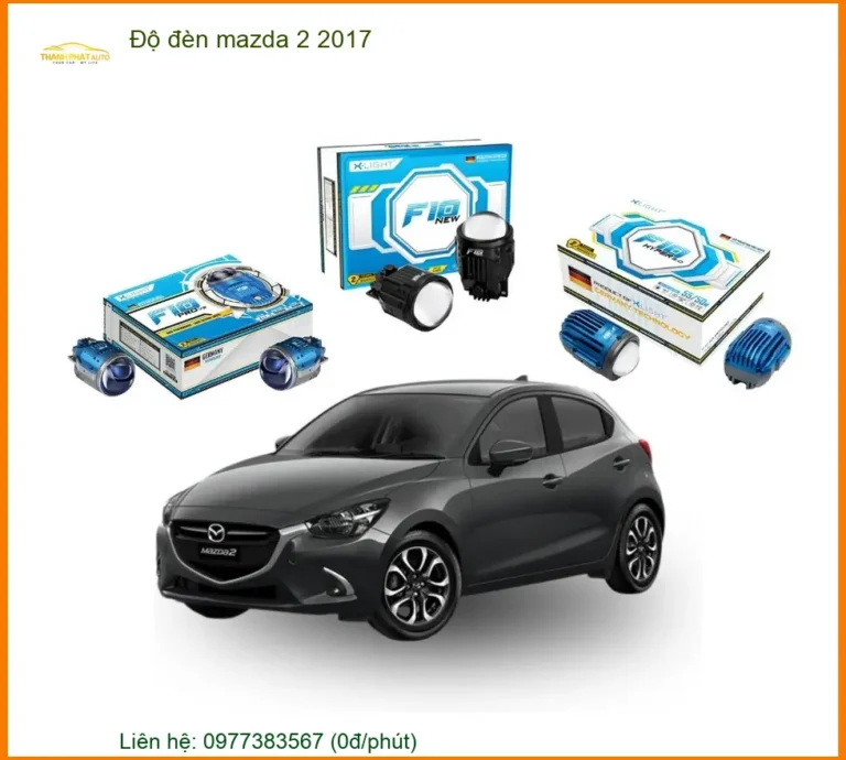 Độ Đèn Bi LED Laser Mazda 2 2017 - Trung Tâm Lắp Đặt Chính Hãng Uy Tín TPHCM