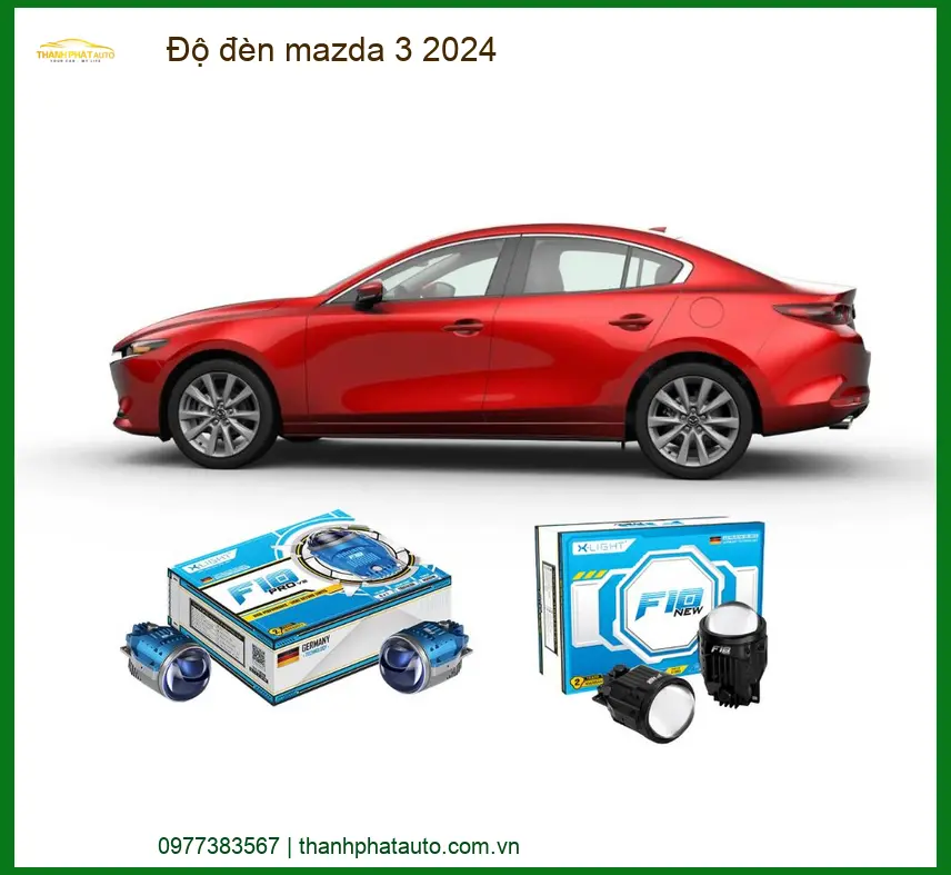 Độ Đèn Bi LED Laser Mazda 3 2024 - Trung Tâm Lắp Đặt Chính Hãng TPHCM