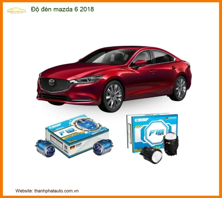 Độ Đèn Bi LED Laser Mazda 6 2018 - Đơn Vị Thi Công Đèn Uy Tín Cao Cấp Tại TPHCM