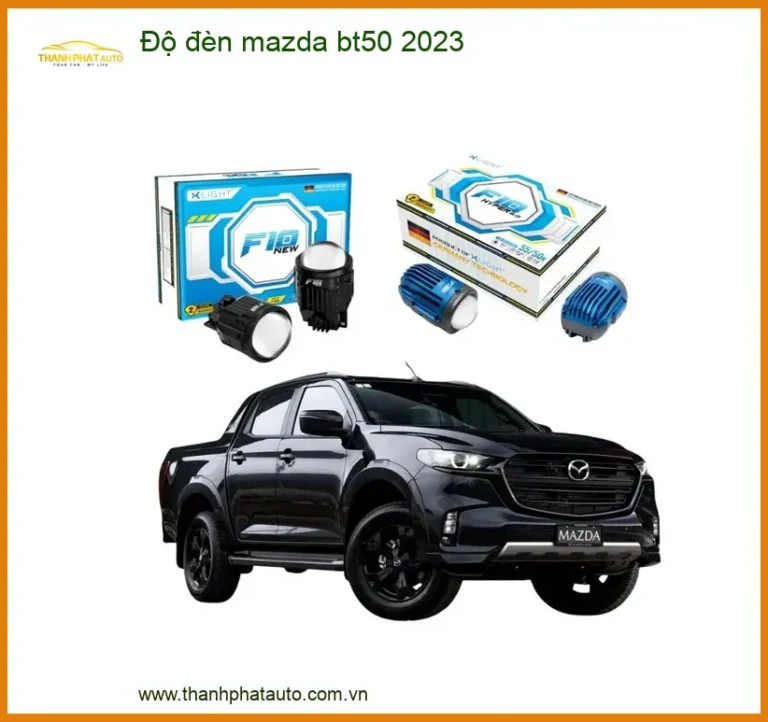 Độ đèn Mazda BT50 2023 - Địa Chỉ Lắp Đặt Đèn Bi LED Uy Tín TPHCM