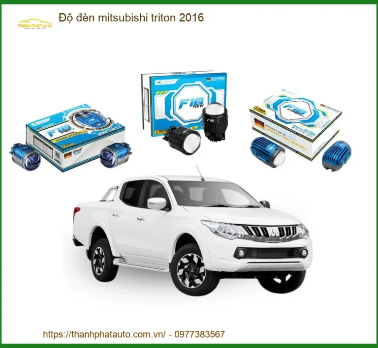 Độ Đèn Bi LED/Xenon Mitsubishi Triton 2016 - Địa Chỉ Nâng Cấp Chính Hãng TPHCM