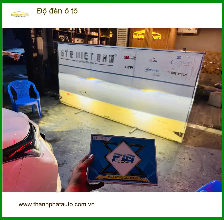 Anh Khải độ đèn ô tô Honda CRV tại Quận Bình Tân vì đèn zin yếu ảnh thực tế 3