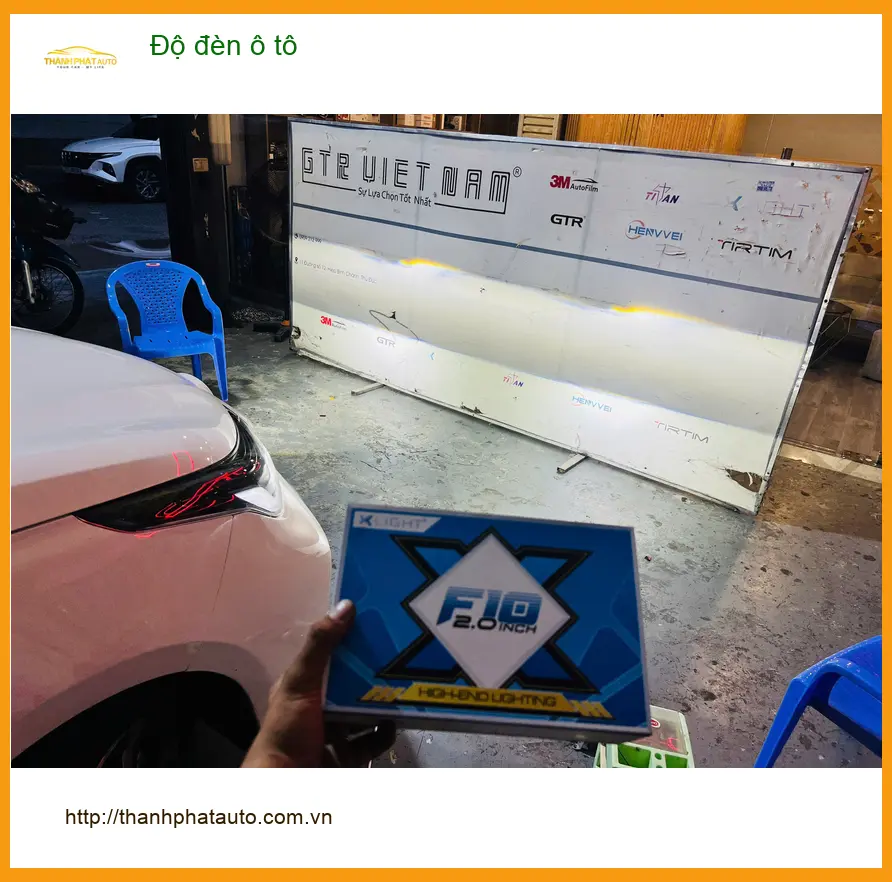 Anh Khải độ đèn ô tô Honda CRV tại Quận Bình Tân vì đèn zin yếu ảnh thực tế 5