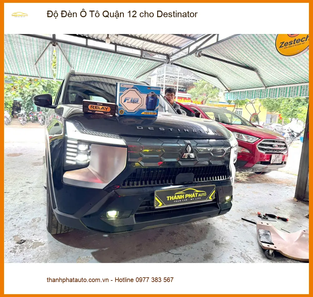 Địa chỉ Độ Đèn Ô Tô uy tín cho Anh Khang Hyundai Creta tại Quận Thủ Đức vì đèn zin quá yếu ảnh thực tế 2