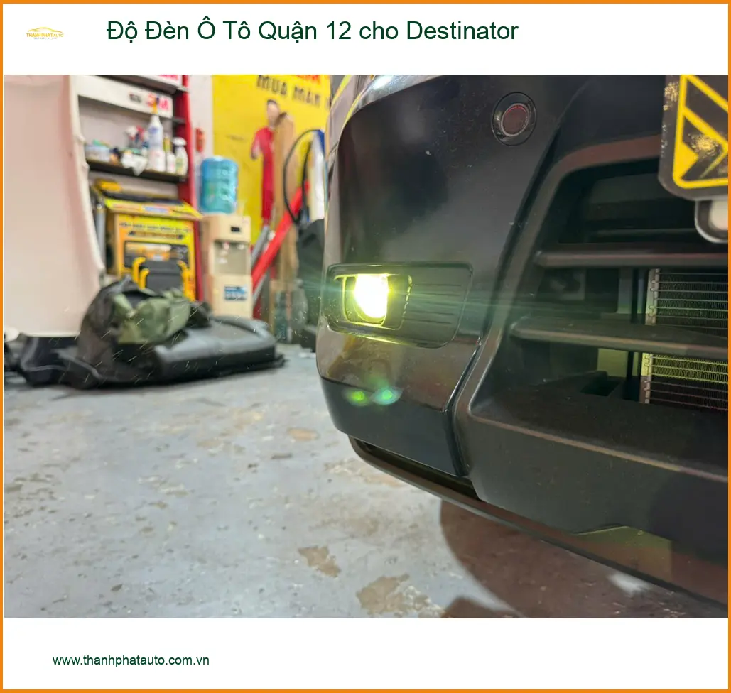 Địa chỉ Độ Đèn Ô Tô uy tín cho Anh Khang Hyundai Creta tại Quận Thủ Đức vì đèn zin quá yếu ảnh thực tế 4