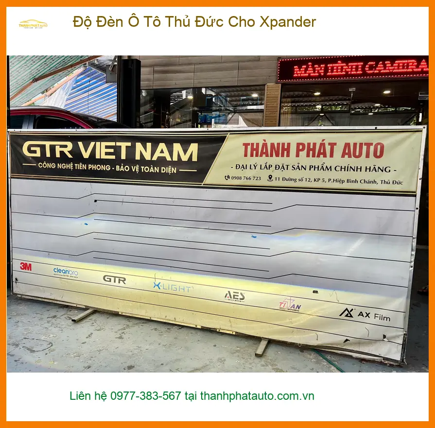 Anh Minh độ đèn ô tô cho Mitsubishi Xpander tại Quận Thủ Đức vì đèn zin yếu ảnh thực tế 3