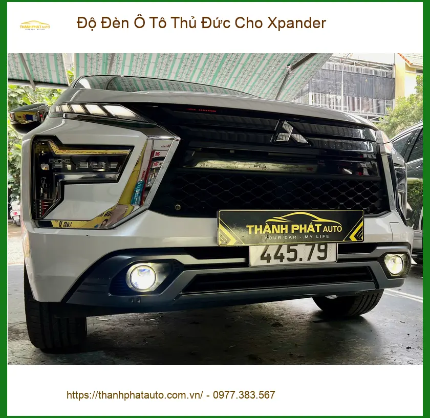Anh Minh độ đèn ô tô cho Mitsubishi Xpander tại Quận Thủ Đức vì đèn zin yếu ảnh thực tế 4