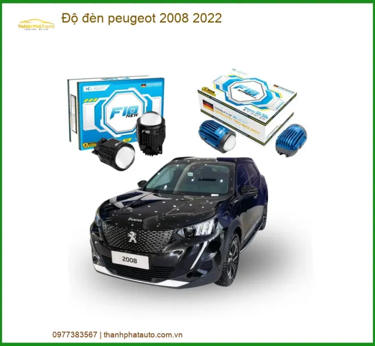 Độ Đèn Bi LED Laser Peugeot 2008 2022 - Địa Chỉ Lắp Đặt Uy Tín TPHCM