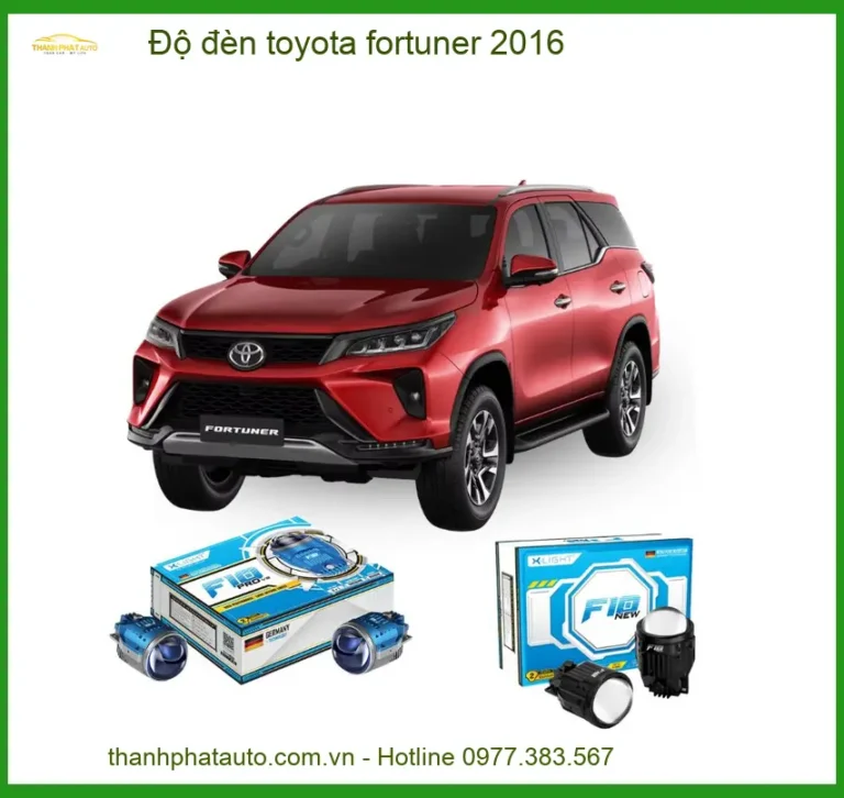 Độ Đèn Bi Gầm LED Toyota Fortuner 2016 - Địa Chỉ Lắp Đặt Uy Tín TPHCM