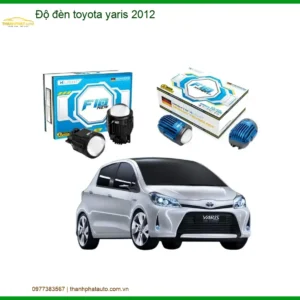 Độ đèn pha bi LED Toyota Yaris 2012 - Trung Tâm Lắp Đặt Uy Tín TPHCM
