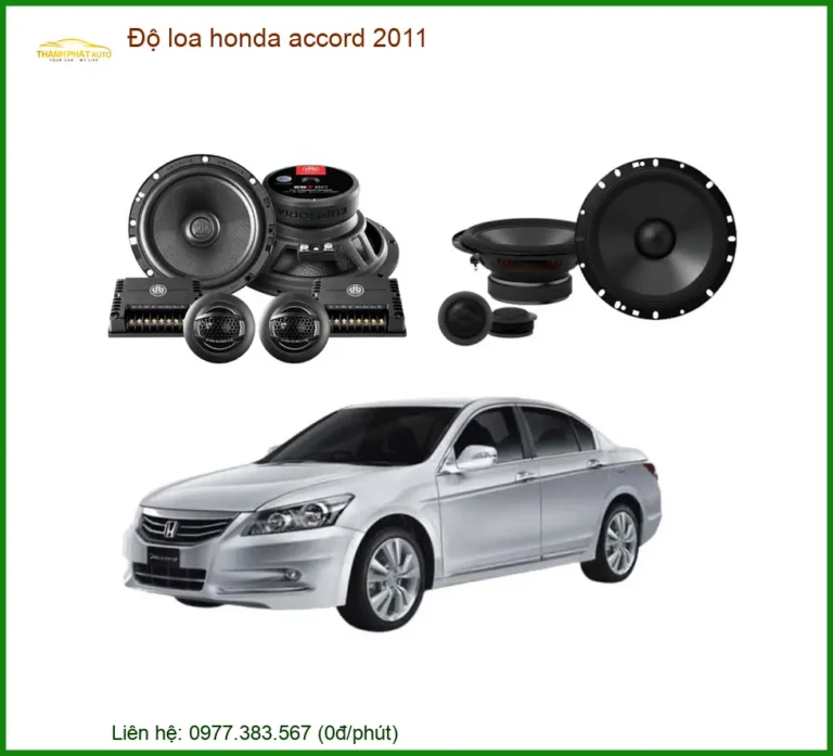 Độ Loa Honda Accord 2011 - Địa Chỉ Chuyên Nâng Cấp Âm Thanh Giá Tốt TPHCM