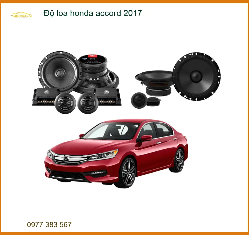 Độ Loa Âm Thanh Cao Cấp Honda Accord 2017 - Địa Chỉ Lắp Đặt Uy Tín TPHCM