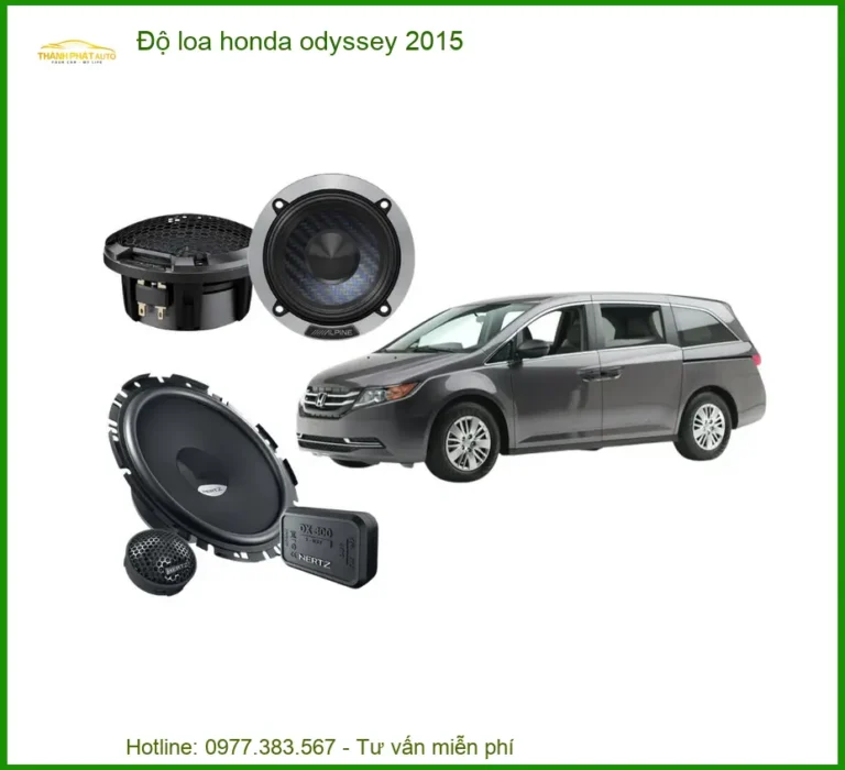 Độ Loa Honda Odyssey 2015 - Trung Tâm Nâng Cấp Âm Thanh Uy Tín TPHCM