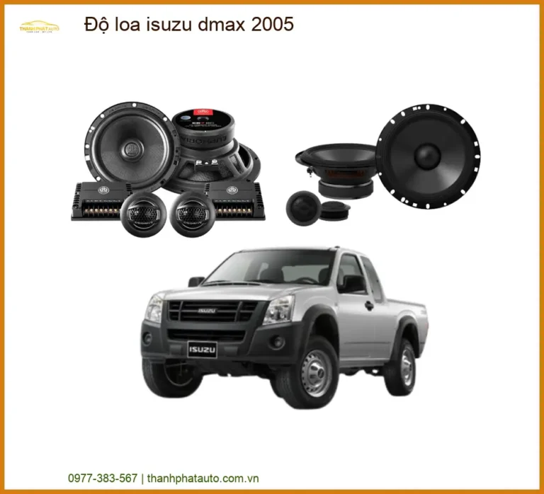 Độ Loa Ô Tô Isuzu Dmax 2005 - Trung Tâm Nâng Cấp Chính Hãng TPHCM