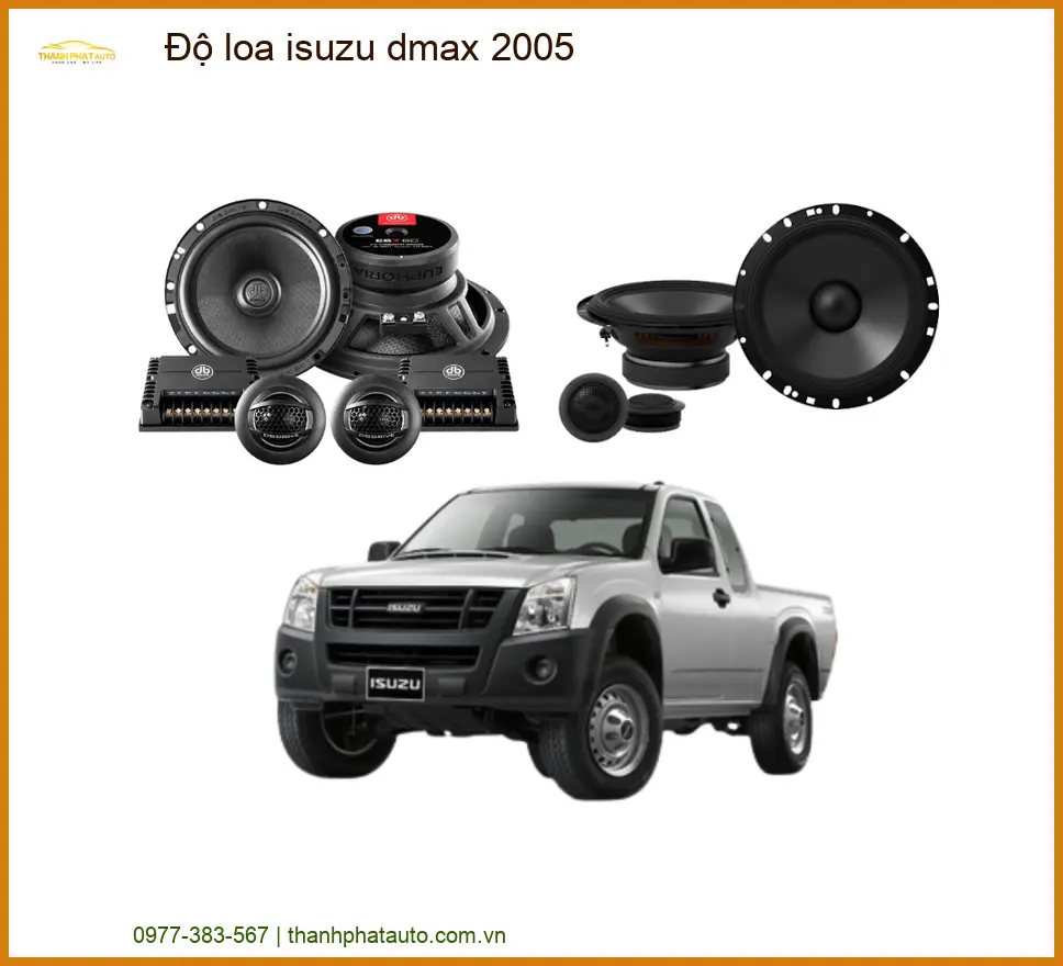 Độ Loa Ô Tô Isuzu Dmax 2005 - Trung Tâm Nâng Cấp Chính Hãng TPHCM