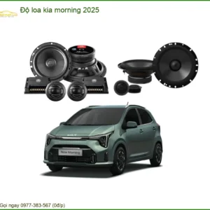 Độ Loa Cao Cấp Kia Morning 2025 - Trung Tâm Nâng Cấp Chính Hãng TPHCM