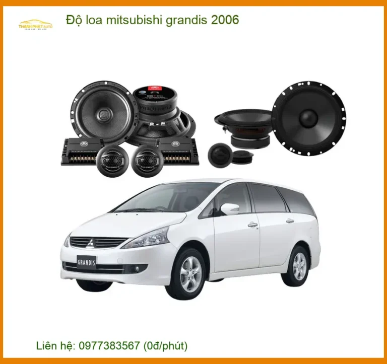 Độ Loa Mitsubishi Grandis 2006 - Trung Tâm Lắp Đặt Uy Tín TPHCM
