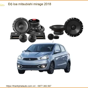 Độ Loa Mitsubishi Mirage 2018 - Trung Tâm Nâng Cấp Loa Chính Hãng TPHCM