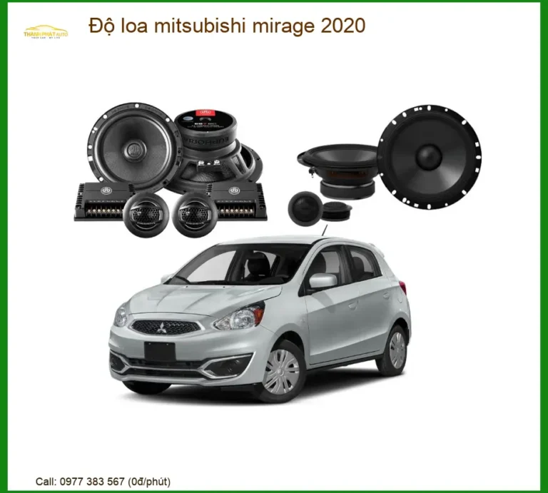 Độ Loa Sub Hơi Mitsubishi Mirage 2020 - Trung Tâm Lắp Đặt Chính Hãng Giá Tốt TPHCM