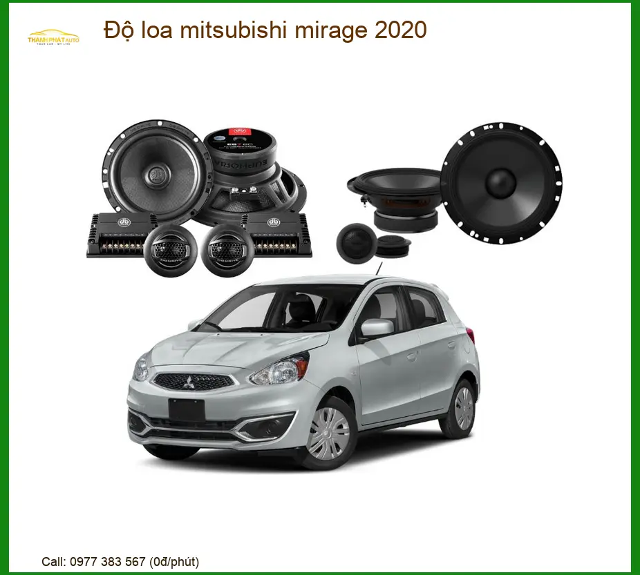 Độ Loa Sub Hơi Mitsubishi Mirage 2020 - Trung Tâm Lắp Đặt Chính Hãng Giá Tốt TPHCM